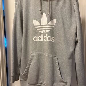 Adidas Light Gray Men's Hoodie